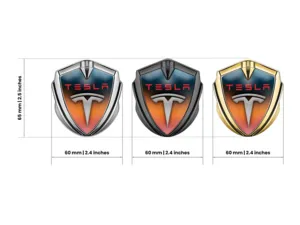 Tesla Emblème Aile Insigne Durable Stylé Design